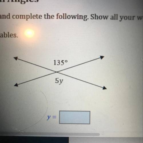 Determine the measure of the unknown variables