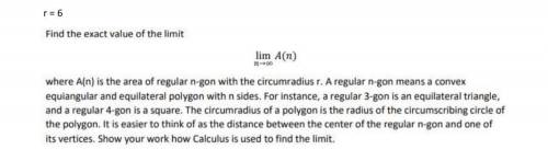 Urgent, It is a Calculus question and I’ll appreciate your help. Thanks