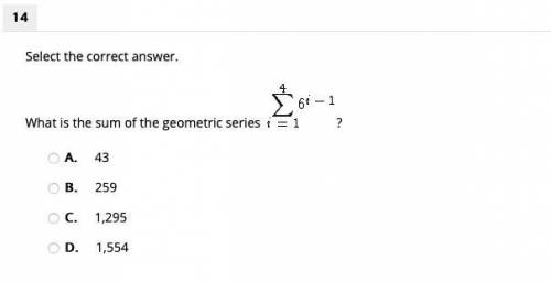 What is the sum of the geometric sequence?