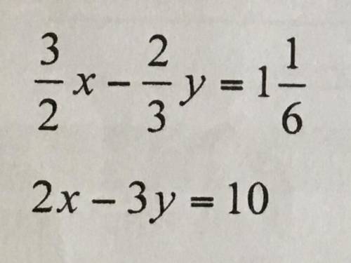 Hi how do I solve this simultaneous equation