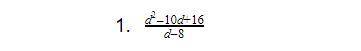 Simplify the following rational expression and state for what values they are undefined.