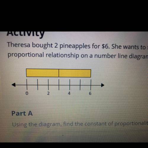 Theresa bought 2 pineapples for $6. She wants to find the constant of proportionality in terms of d