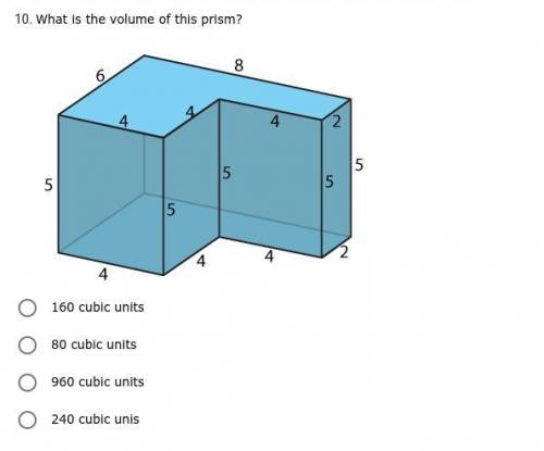 *PLEASE ANSWER TY* What is the volume of this prism?