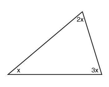Determine the value of x. 30° 45° 20° 60°