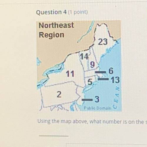 Using the map above, what number is on the state with the capital city of Hartford???

Please help