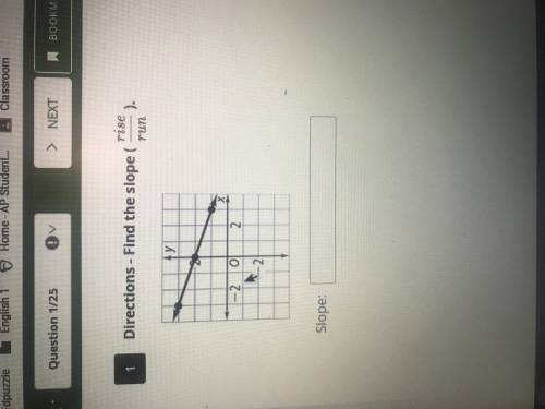 Need help how to find this slope