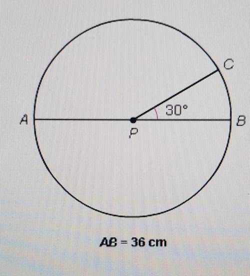 Find the arc length of AC. Express your answer in terms of pi.Thanks for the help!