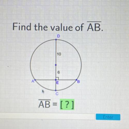 Geometry pls help !!! Find the value of AB.
AB = [?]