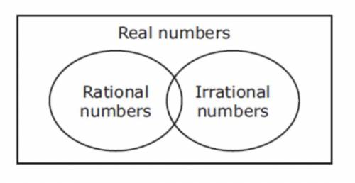 Does this picture represent the real number system correctly? True False
