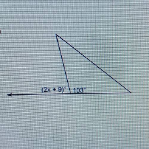 “find the value of x” please help i know the answer i just don’t know HOW to do it