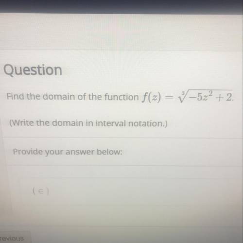 Help, Find the domain of the function