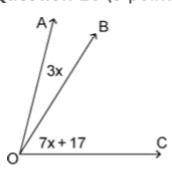 Find m∠BOC in the figure if m∠AOC = 77°.A. 71B. 65C. 59D. 18