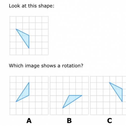 Which image shows a rotation?