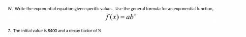 Exponential functions help please