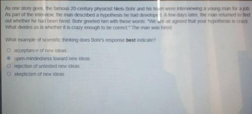 HELP PLEASE

As one story goes, the famous 20 century physicist Niels Bohr and his team were