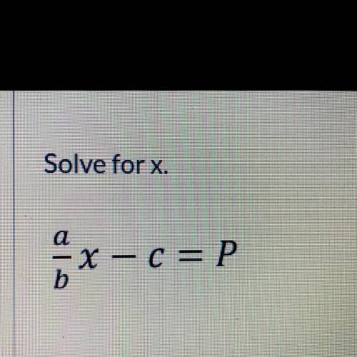 Solve for x
pleaseee answer and explain <333