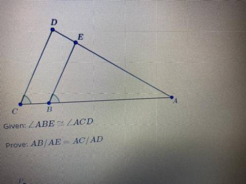 Please help me solve this geometry proof as soon as possible! It's in the picture!
