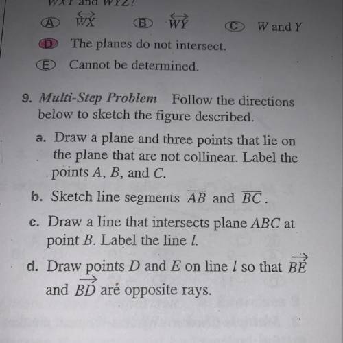 Follow the directions below to sketch the figure described : PLEASE HELP 20 POINTS