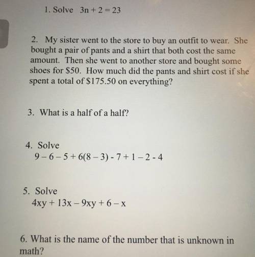 Math Quiz: 
Please Help Me