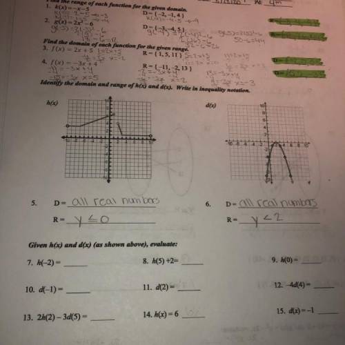 Can someone help me with the 7-8 using the graphs
