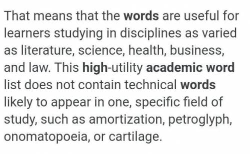What are high-use academic words?