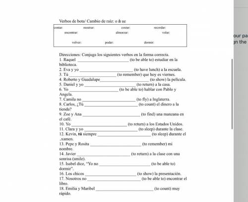 Bad at Spanish need a lot of help