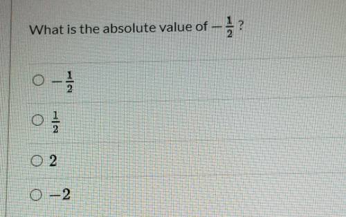 Tell the absolute value of: