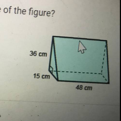What is the volume of the figure?