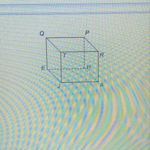 Help please!!

Which edges are perpendicular to PR 
Select each correct answer 
TR
QT
RA
TJ
HP