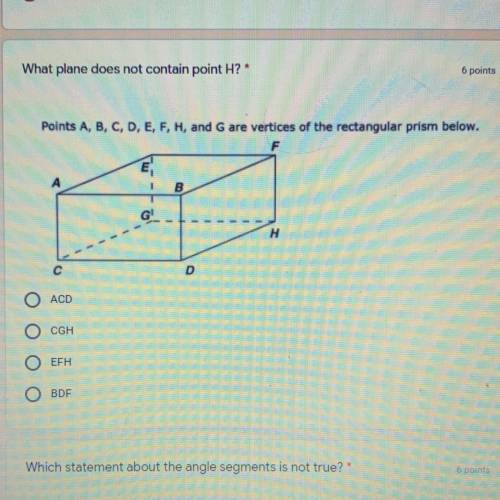 ONE GEOMETRY QUESTION!
