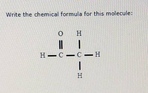 Write the chemical formula for this molecule
