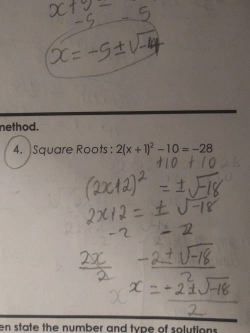 Can anyone help me on this is square root problem Algebra 2. I don't know how to solve it.