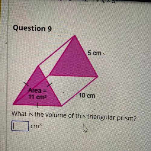 How would I find the volume of this triangular prism?