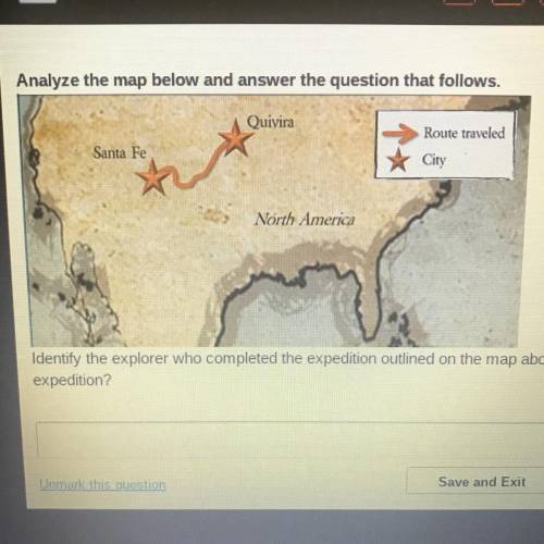 Identify the explorer who completed the expedition outlined on the map above. What were the goals a