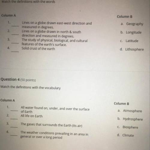 Help me on both questions d