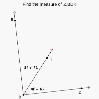 Find the measurement of BDK
