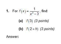 20 Points! Please help with math! Question is in screenshot.