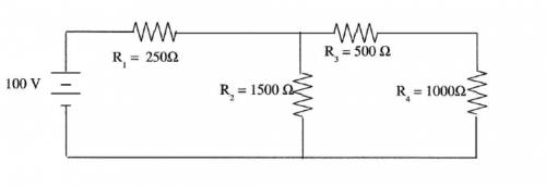 Do R2, R3, and R4 form a series or parallel circuit? Find all voltage drops, total resistance, tota
