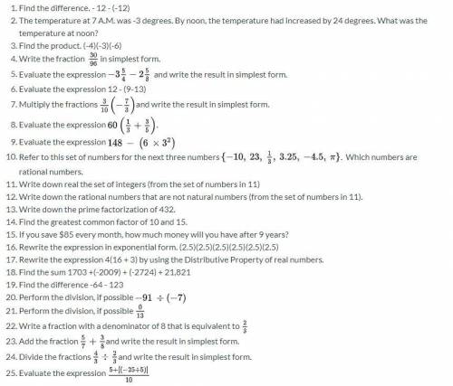 Math Test (Big points) Thanks for helping :D