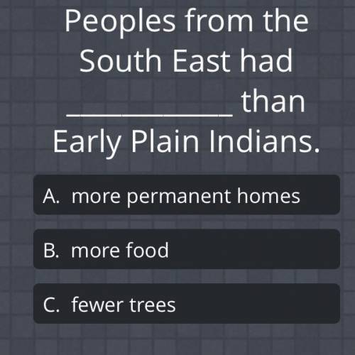 People from the south east had ________ than people from early plain indians?