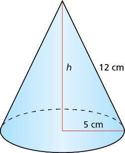 (HELP PLEASE please)The value of the surface area (in square centimeters) of the cone is equal to t