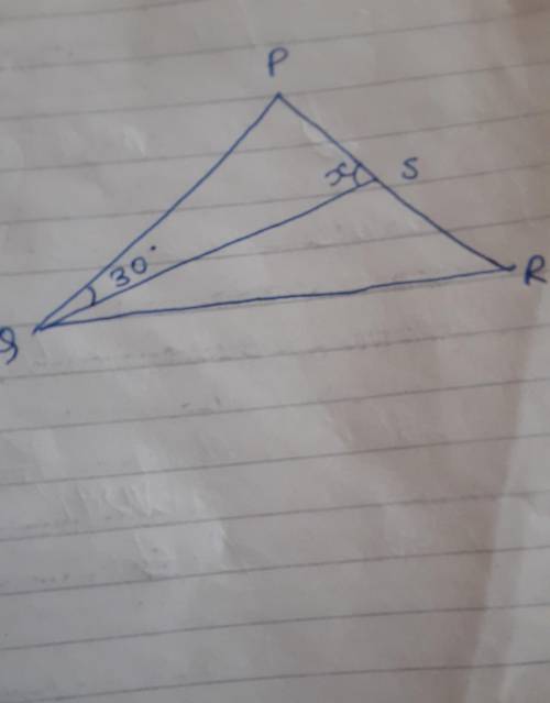 Find thevalue x in the given triangle .