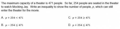 Write an equation/inequality to represent the description. *