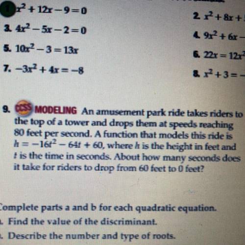 May you please answer question #9