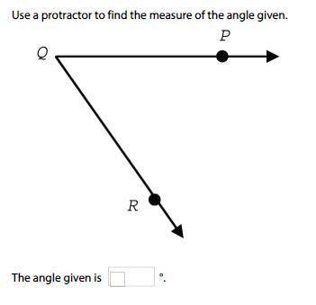 I tried using a protractor but i kept getting it wrong? can you help me anyone?
