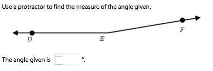 I tried using a protractor but i kept getting it wrong? can you help me anyone?