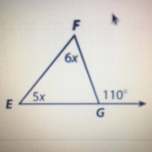 Use the figure below to find the measure of FGE.