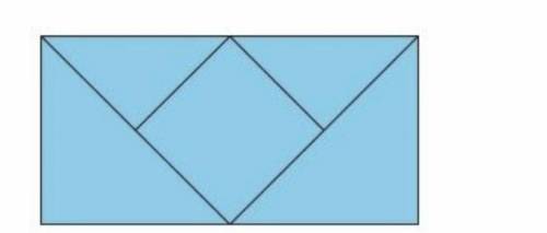 The square in the middle has an

area of I square unit. What is the
area of the entire rectangle i