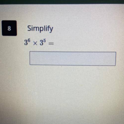 Simplify the following numbers