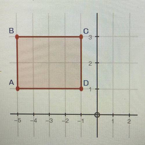 Rectangle ABCD is reflected over the x-axis, followed by a reflection over the y-axis, and then rot